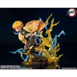Demon Slayer - Figurine Zenitsu - Thunderclap And Flash Ver -Périphériques Du Modèle demon slayer figurine zenitsu thunderclap and flash ver 2
