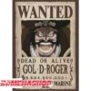 One Piece - Affiche Wanted Gold.D Roger 1 One Piece - Affiche Wanted Gold.D Roger -Périphériques Du Modèle one piece affiche wanted goldd roger