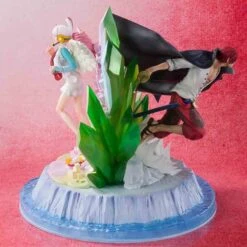 One Piece - Figurine Shanks Et Uta - Film Red Figuarts Zero -Périphériques Du Modèle one piece figurine shanks et uta film red figuarts zero 2