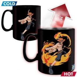 One Piece - Mug Thermo-Réactif Luffy Ace -Périphériques Du Modèle one piece mug thermo reactif luffy ace 1