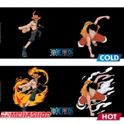 One Piece - Mug Thermo-Réactif Luffy Ace -Périphériques Du Modèle one piece mug thermo reactif luffy ace 2