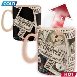 One Piece - Mug Thermo-réactif Wanted -Périphériques Du Modèle one piece mug thermo reactif wanted 1