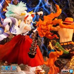 One Piece - Set 2 Figurines Ace Et Yamato