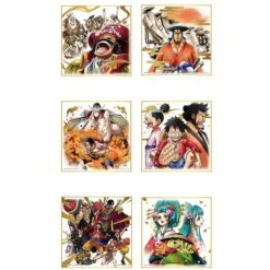 One Piece - Set De 6 Shikishi - Ichiban Kuji V2