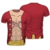 One Piece - T-shirt Luffy Cosplay -Périphériques Du Modèle one piece t shirt luffy cosplay