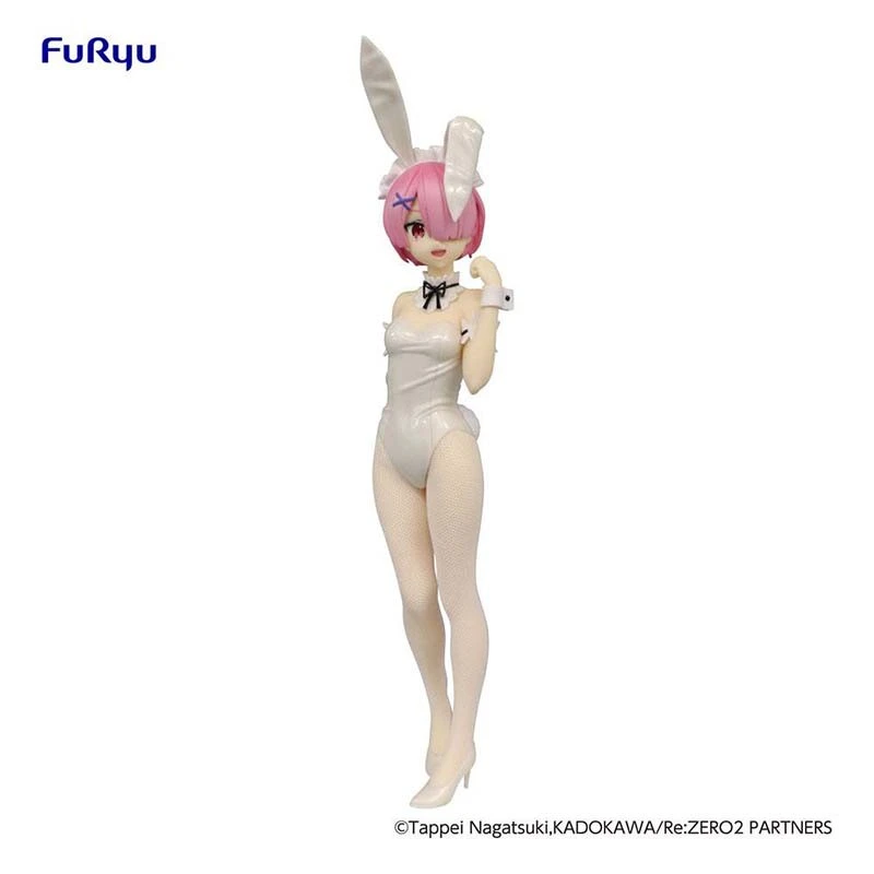 Re Zero - Figurine Ram - Bicute Bunnies White Pearl 4 Re Zero - Figurine Ram - Bicute Bunnies White Pearl – Image 2