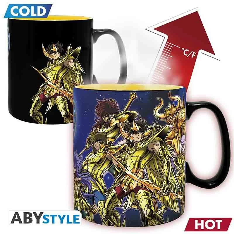 Saint Seiya - Mug Thermo-Récatif Chevaliers D'Or 3 Saint Seiya - Mug Thermo-Récatif Chevaliers D'Or