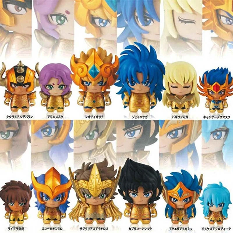 Saint Seiya - Set 12 Chevaliers D'Or - Kore Chara 3 Saint Seiya - Set 12 Chevaliers D'Or - Kore Chara