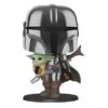 The Mandalorian Avec Baby Yoda - POP Super Sized -Périphériques Du Modèle the mandalorian avec baby yoda pop super sized
